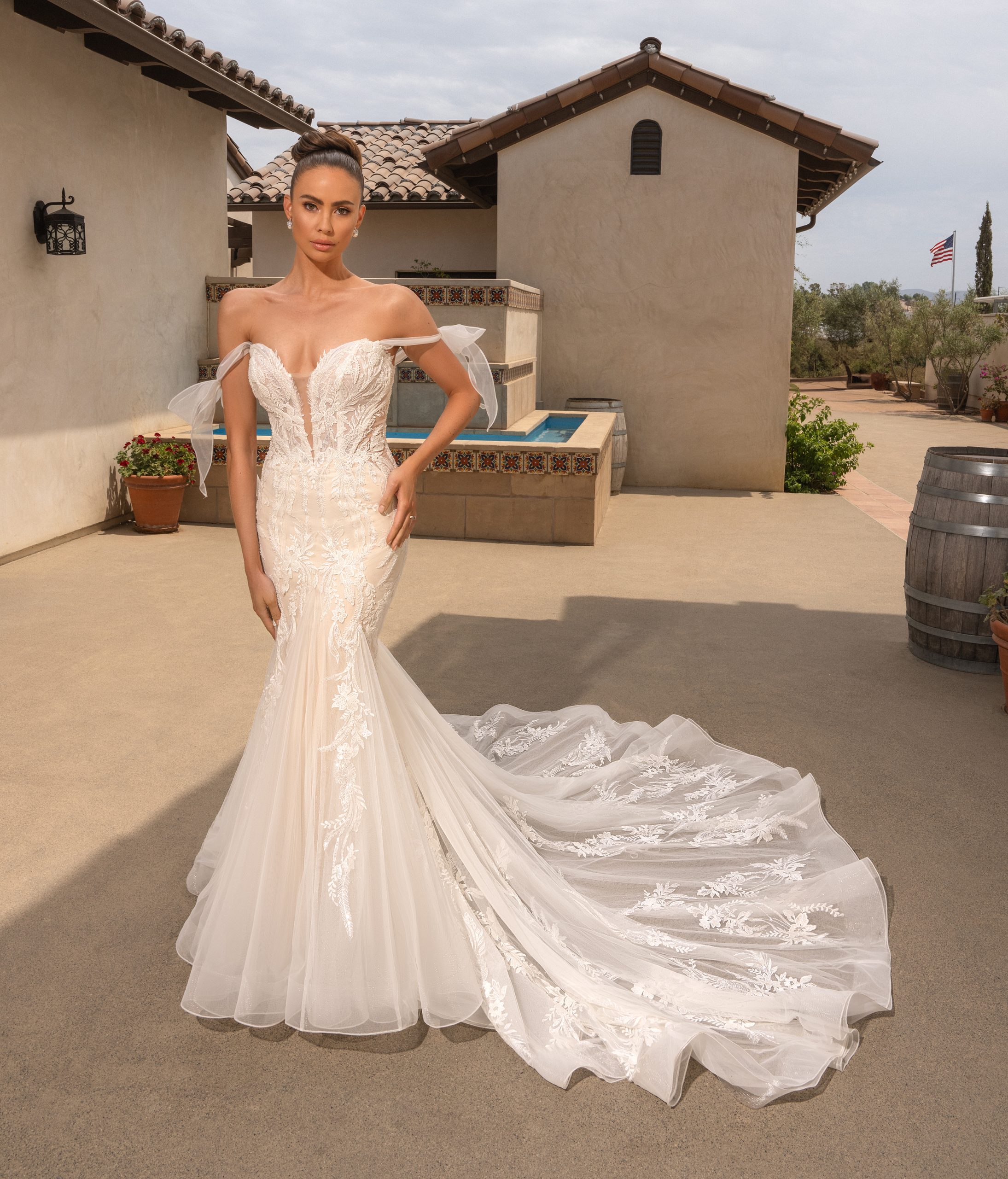 Kitty Chen wedding gown